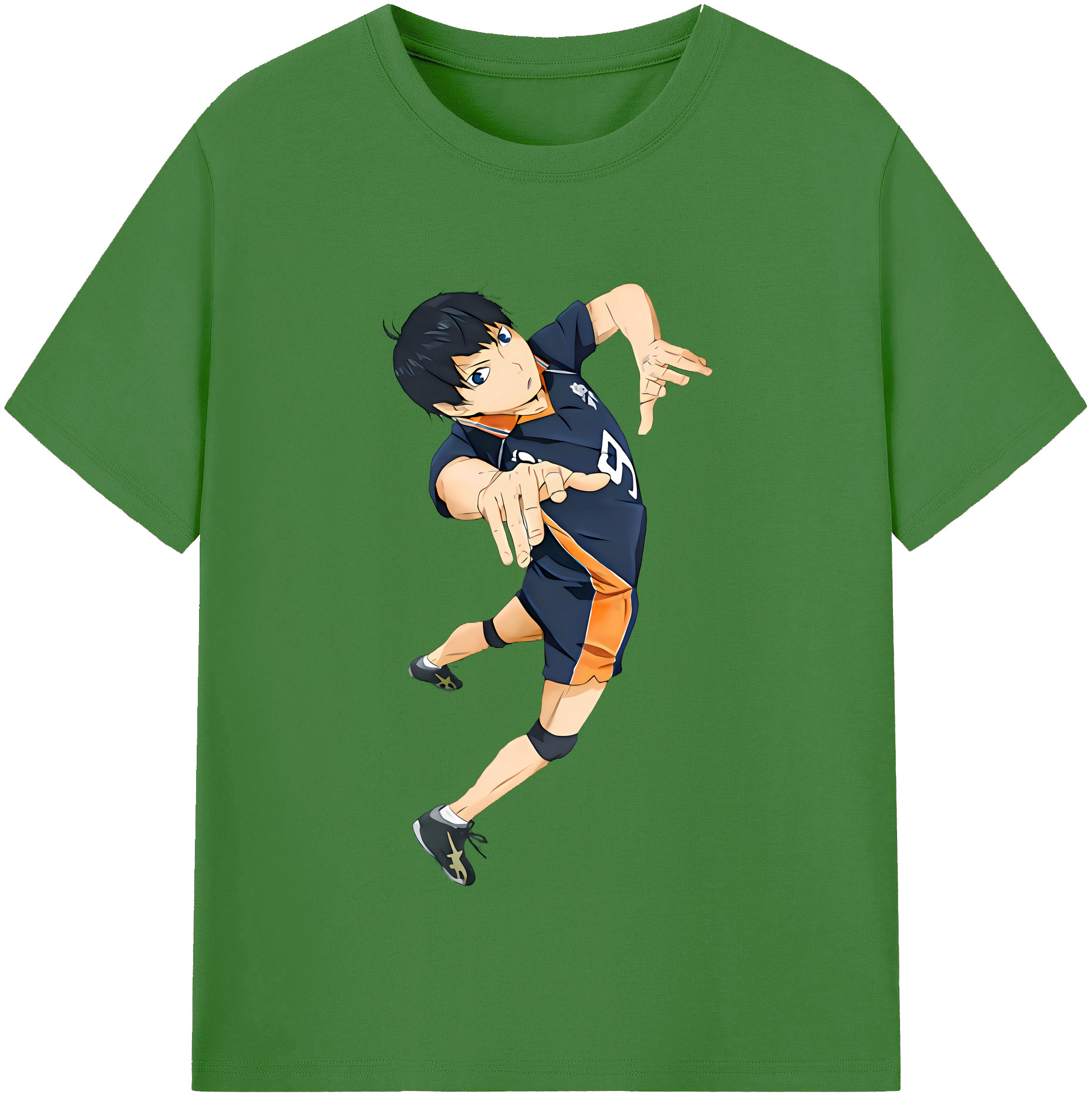 （画像用） ハイキュー!! Haikyu!! レディースカジュアルプリントTシャツ（綿100％）